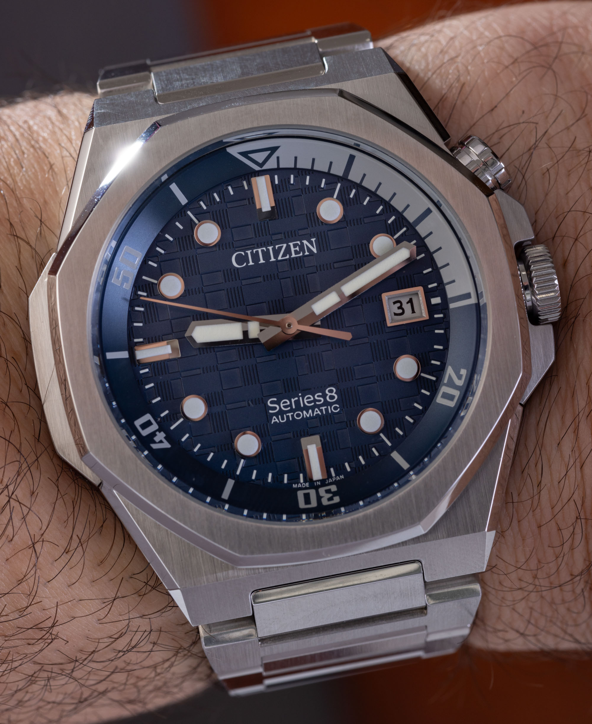 Новые механические спортивные часы Citizen Series 8 890