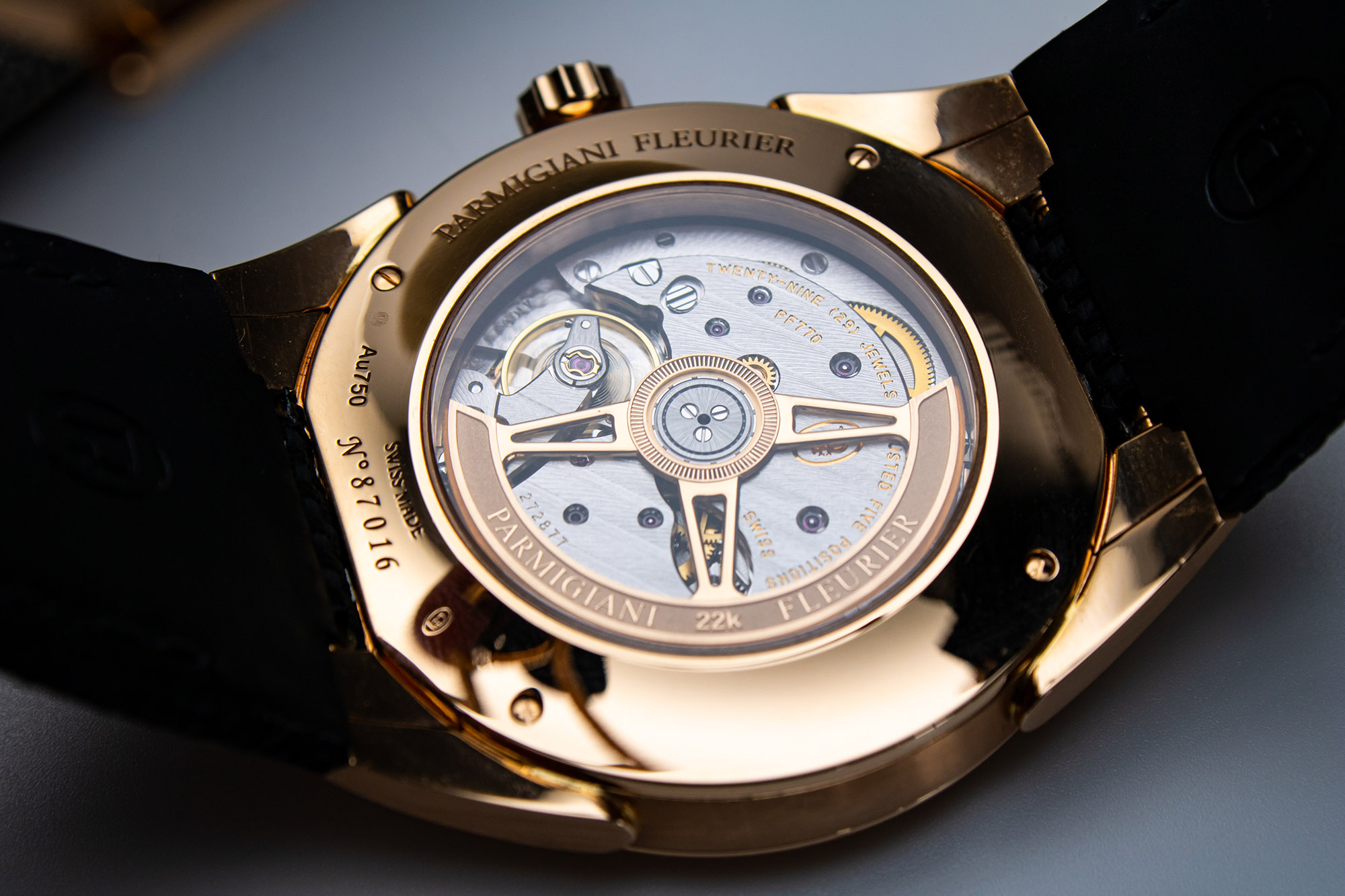 Обзор часов: Parmigiani Tonda PF Sport Automatic Watch In Rose Gold