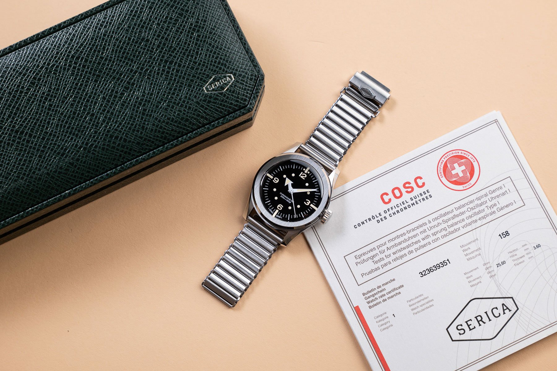 Serica 6190 Field Chronometer best watches under €1,000