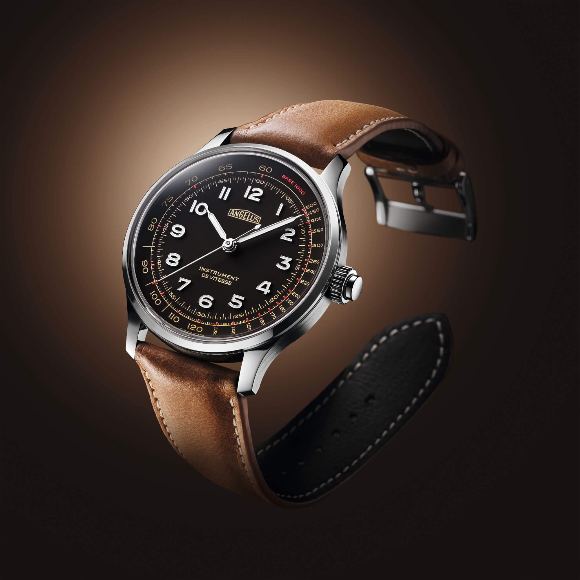 Новая версия: часы с хронографом Angelus Instrument De Vitesse Monopusher