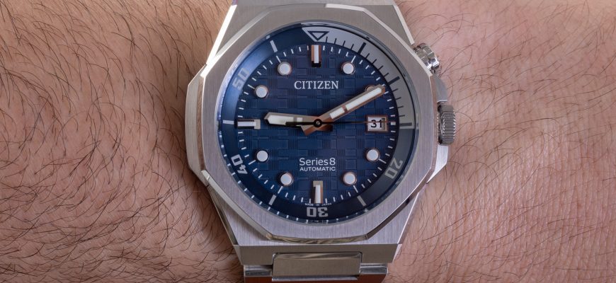 Новые механические спортивные часы Citizen Series 8 890