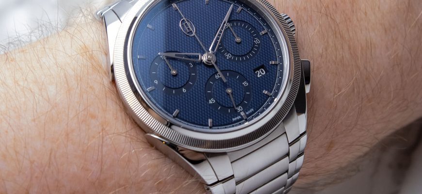 Стальные часы с хронографом Parmigiani Tonda PF