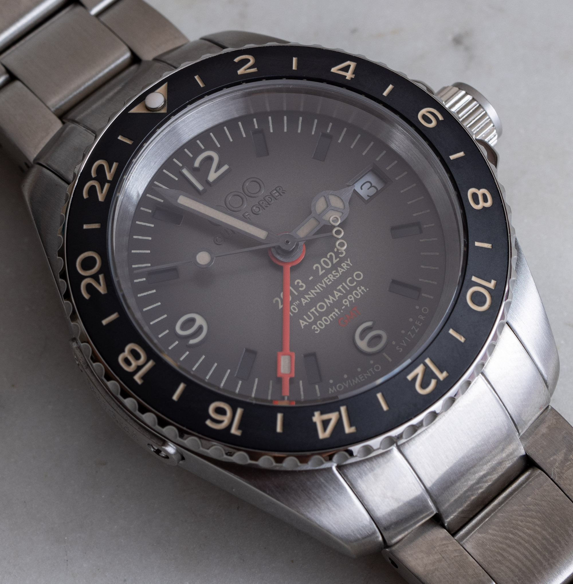 Out of Order 10th Anniversary GMT Ultra Brushed