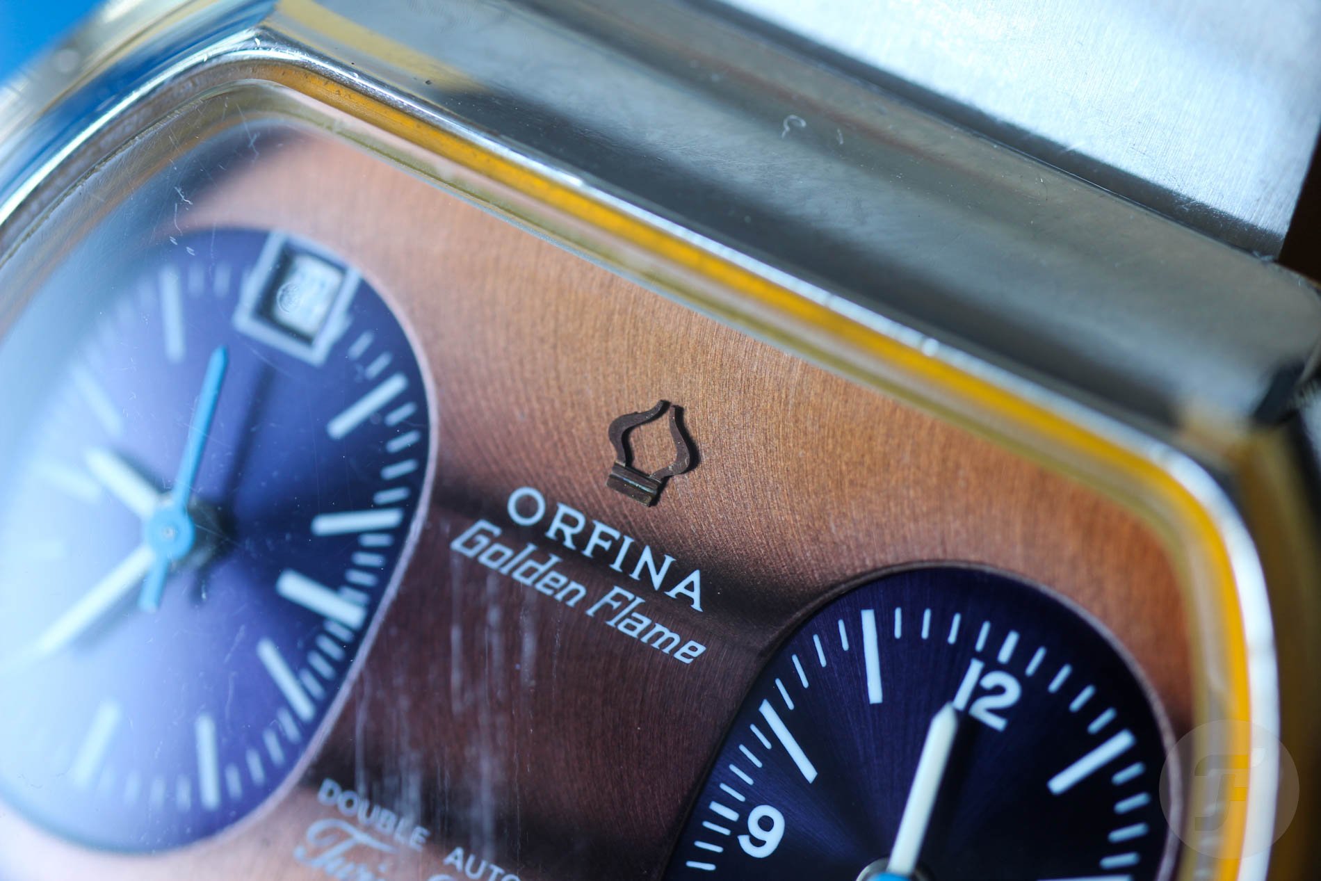 Orfina Golden Flame Double Automatic Twin Special close-up