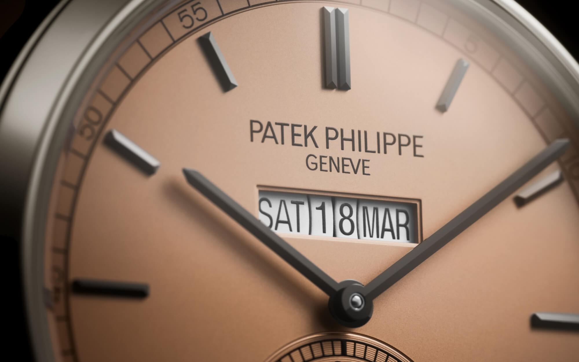 Новый выпуск: Patek Philippe 5236P-010 In-Line вечный календарь в лососевом цвете