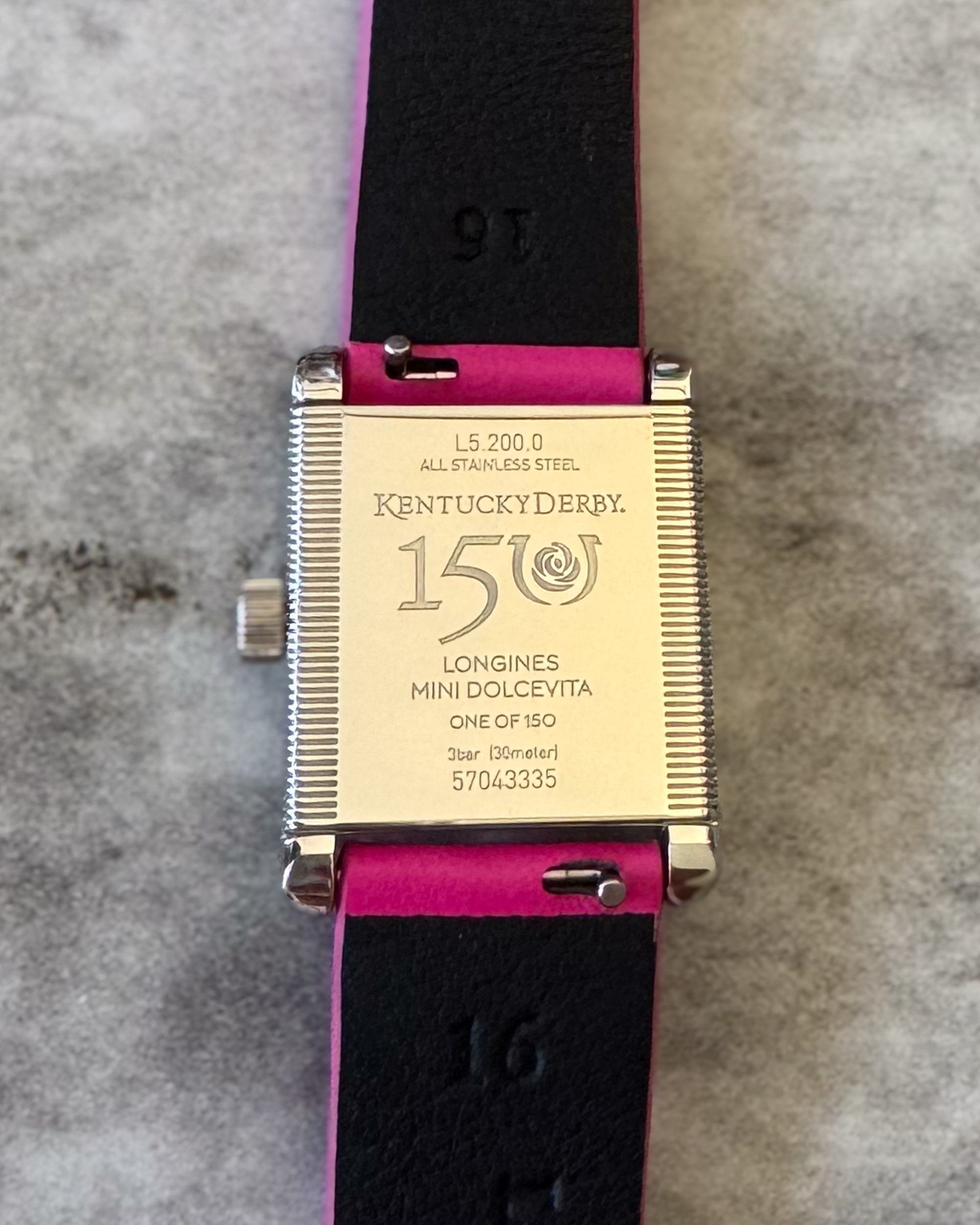 Дебют ярких женских часов Longines Mini DolceVita Kentucky Derby 150th Anniversary Limited-Edition Watch