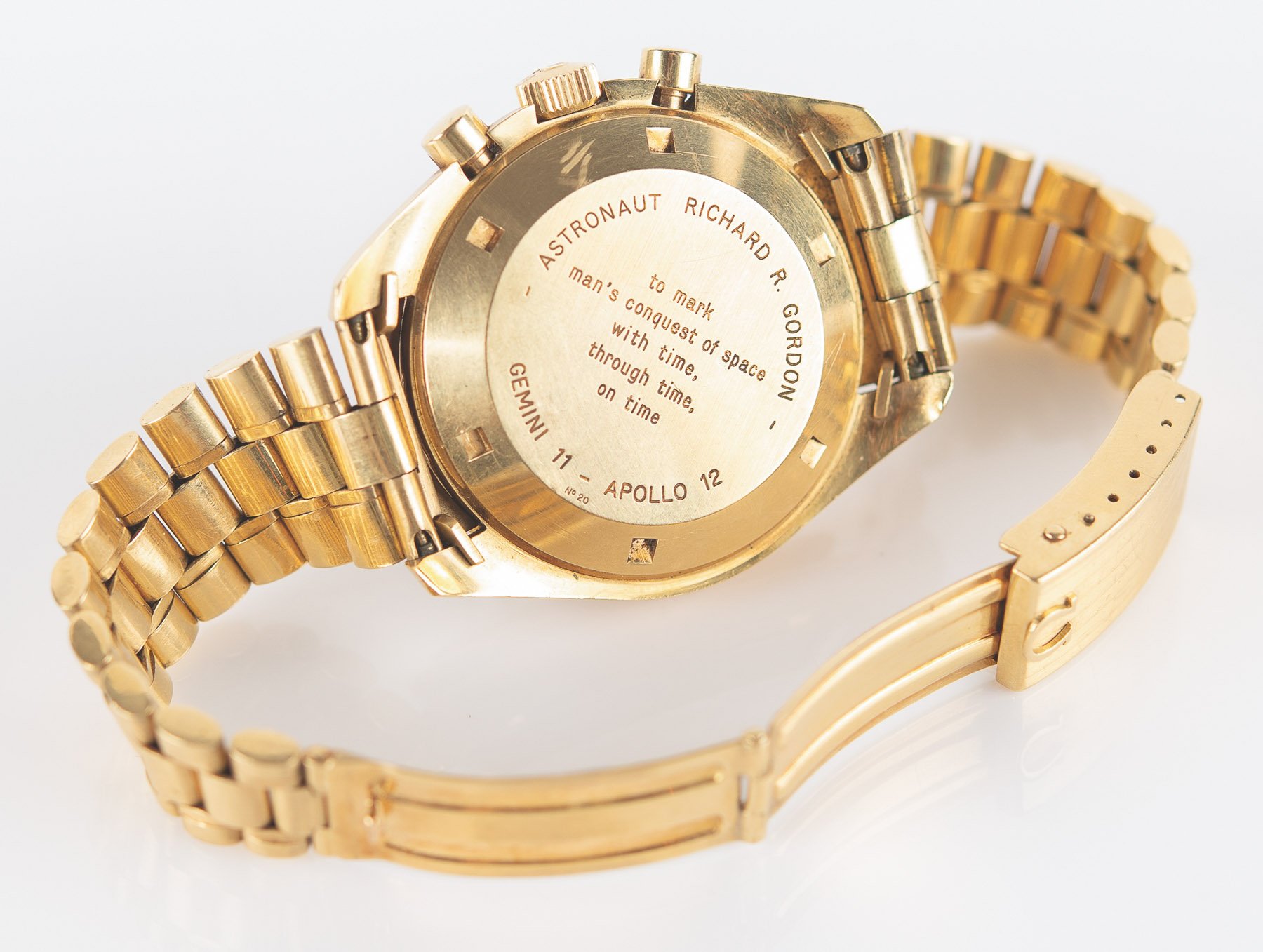 Золотые часы Speedmaster астронавта "Аполлона-12" Ричарда Гордона