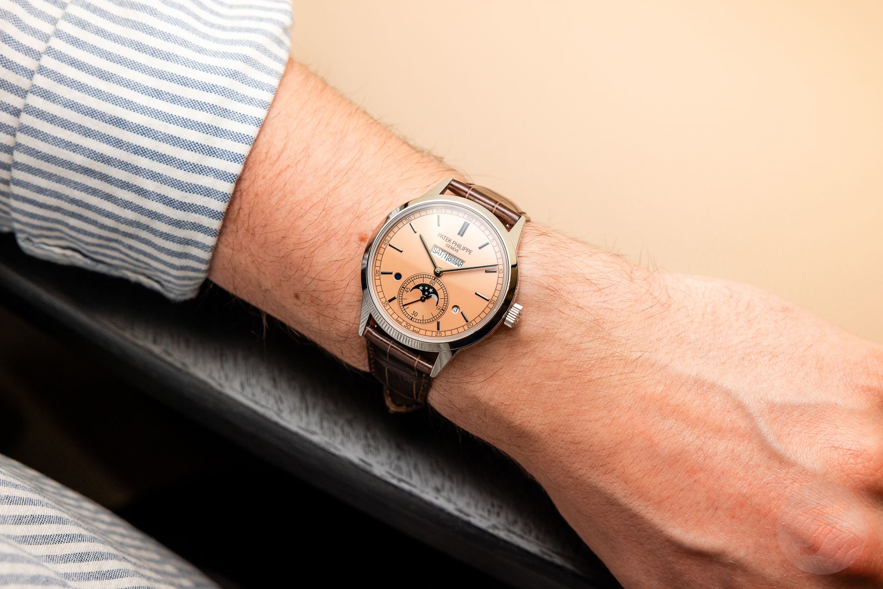 Patek Philippe 5236P In-Line Perpetual Calendar on wrist