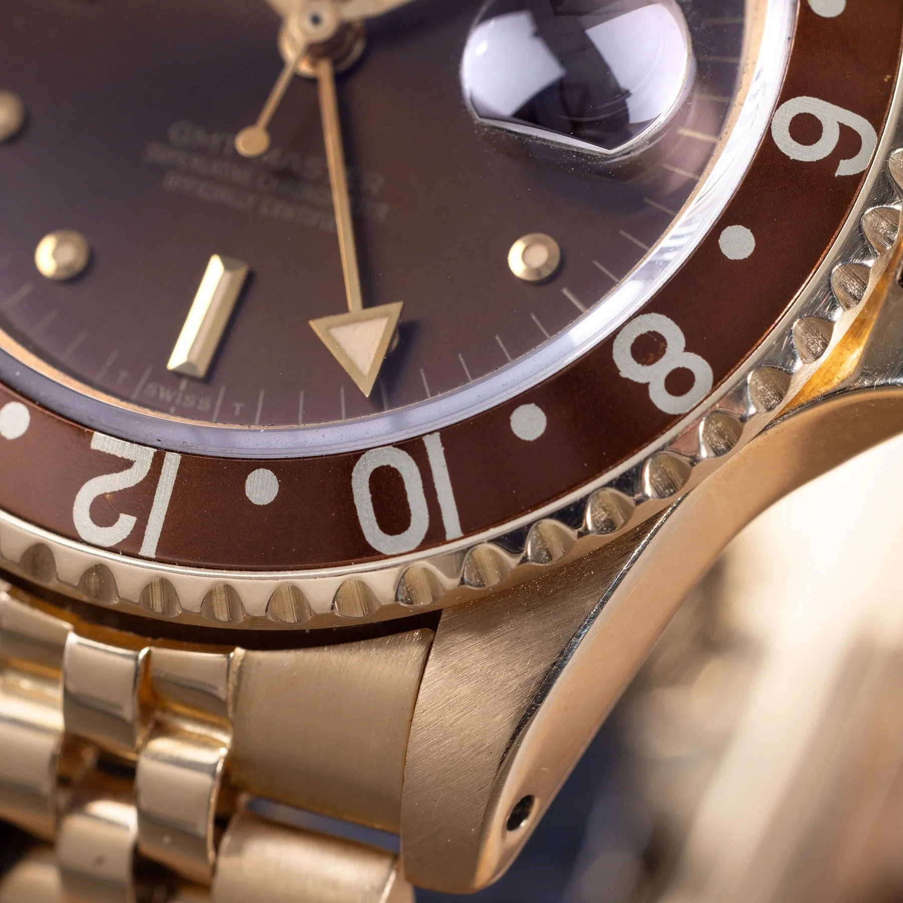 pre-owned full-gold Rolex GMT-Master ref. 1675/8