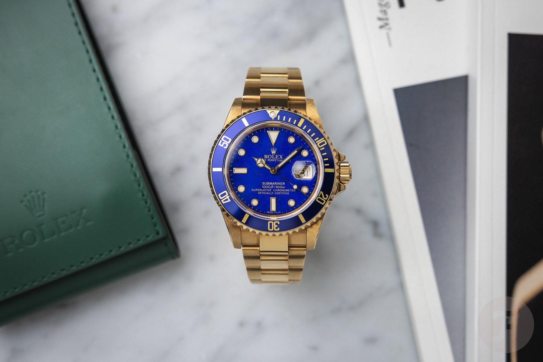 pre-owned full-gold Rolex Submariner ref. 16618
