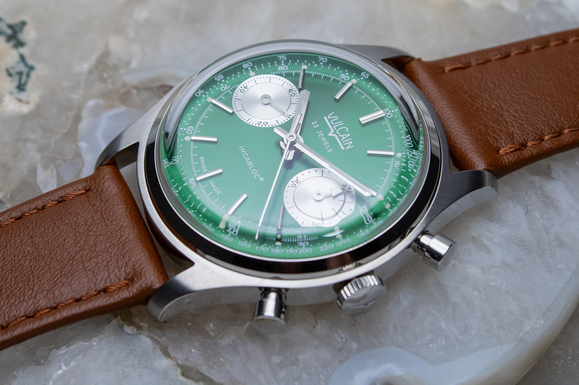 Обзор часов: Лимитированная серия Vulcain Chronograph Green