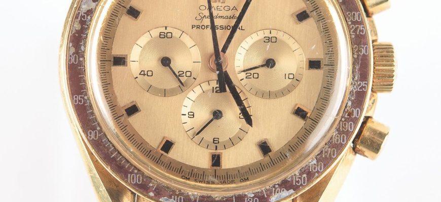 Золотые часы Speedmaster астронавта “Аполлона-12” Ричарда Гордона