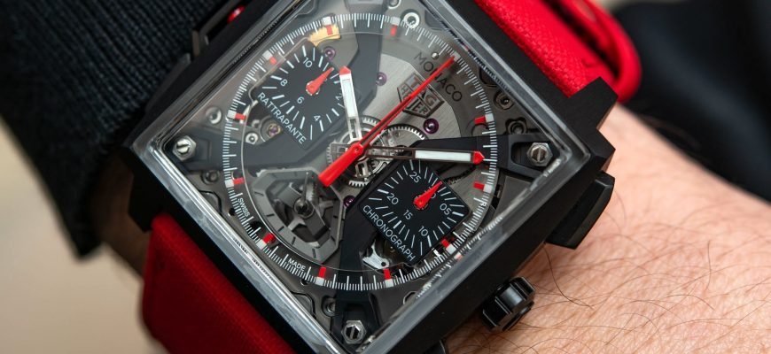 Обзор красочных TAG Heuer Monaco Split-Seconds Chronograph