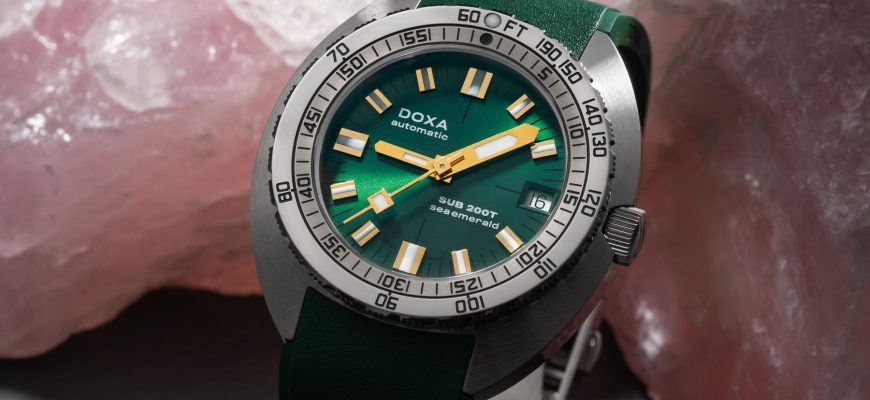 Обзор 8 ярких моделей часов: Doxa Sub 200T 39 мм