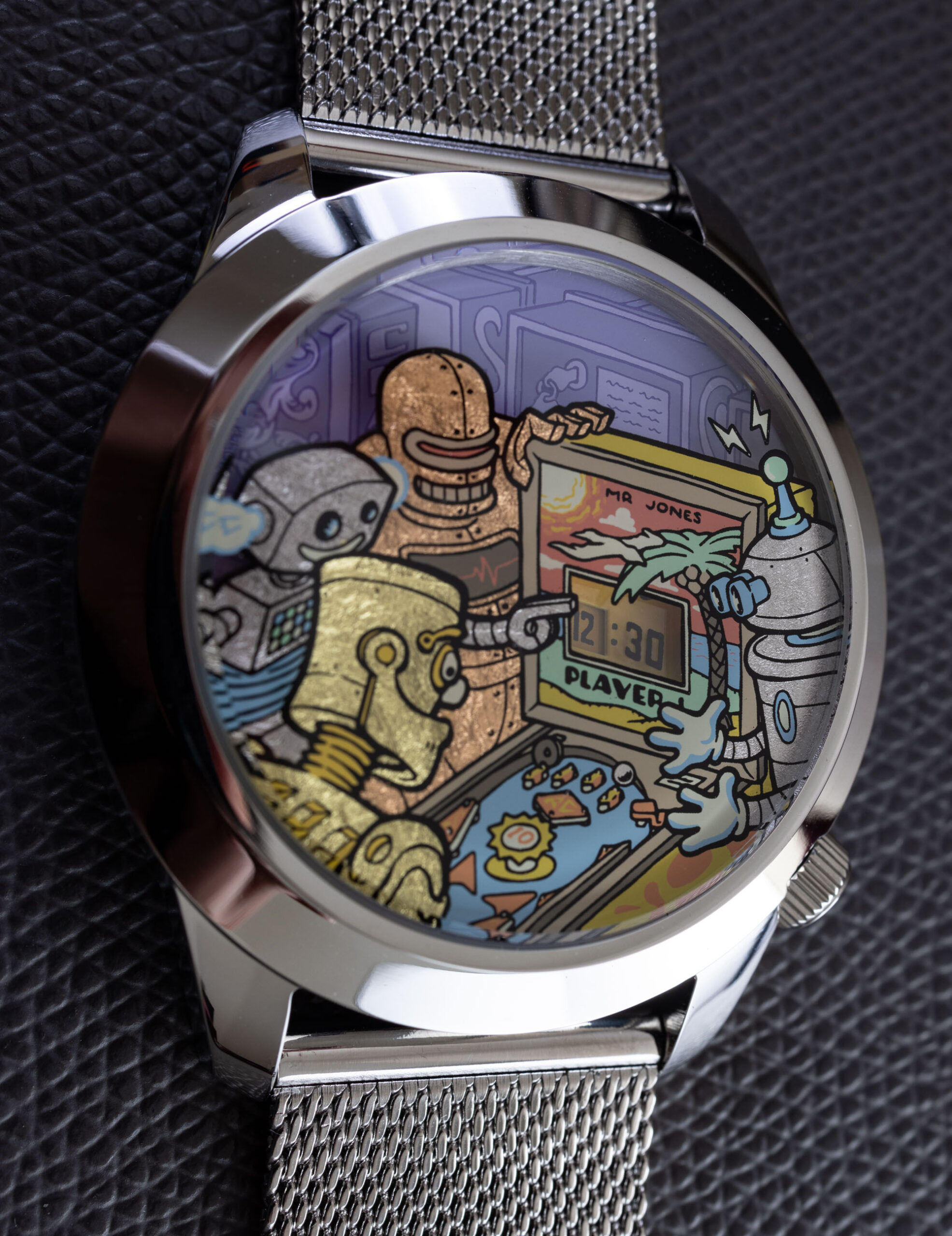 Обзор часов: Мистер Джонс смотрит на часы Ricochet XL с роботами, играющими в пинбол