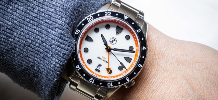 По доступной цене: дайверские часы Zelos Mako 300m GMT