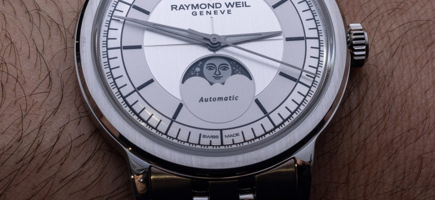 Обзор часов Raymond Weil Millesime Moon Phase 39 мм