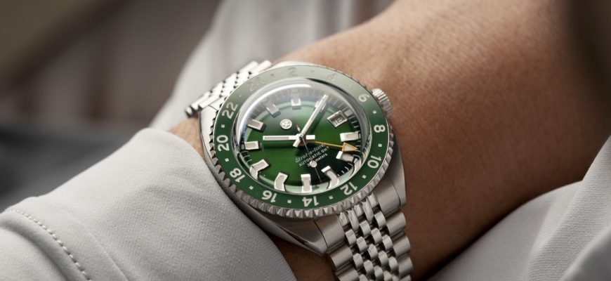 Jack Mason обновляет модель часов Strat-o-timer GMT и добавляет магнолию – полностью зеленую расцветку