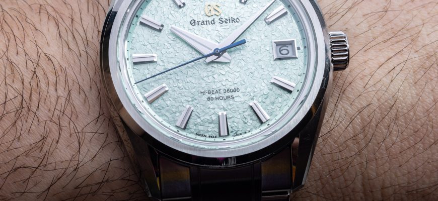 Часы в стиле Hi-Beat Grand Seiko SLGH021 Evolution 9 “Genbi Valley”